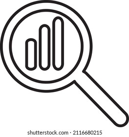 Analysis Icon vector illustration on white.eps
