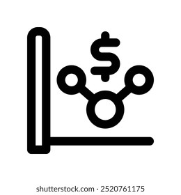 ícone de análise. ícone de linha de vetor para seu design de site, celular, apresentação e logotipo.