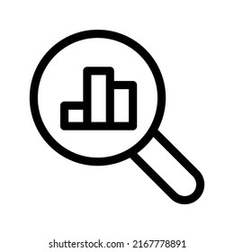Analysis Icon Vector Symbol Design Illustration