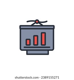 analysis icon. vector.Editable stroke.linear style sign for use web design,logo.Symbol illustration.
