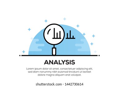 ANALYSIS AND ILLUSTRATION ICON CONCEPT