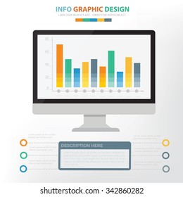 Analysis Infographic elements design,clean vector