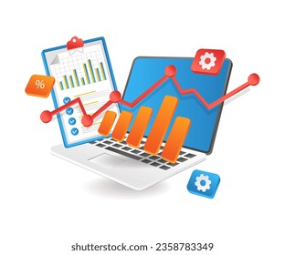 Analysis of investment business development data