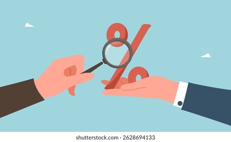 Analysis of investment portfolio, calculation of profitability of innovations, percentage ratio of income and expenses, partnership distribution of investment share, hands analyze percentage.