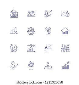  Analysis, investment portfolio, presentation. Business concept. Can be used for topics like career promotion, income, investment, success