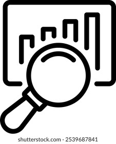 Vektorgrafik mit Symbolen für die Analysezeile