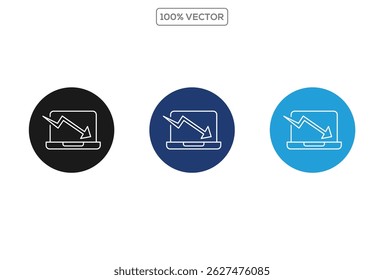 Symbole für Analysezeilen. Enthaltend Analyse, Infografik, Analytik, Balance, Diagramme, Bericht. Symbol, Vektorgrafik g