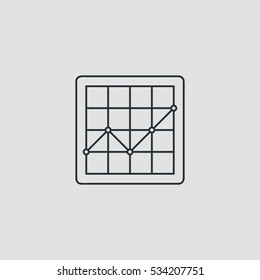 Analysis linear Icon, Vector