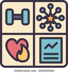 analysis modern line style icon