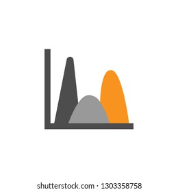 Analysis and peaks icon. Element of financial, diagrams and reports icon for mobile concept and web apps. Detailed Analysis and peaks icon can be used for web and mobile