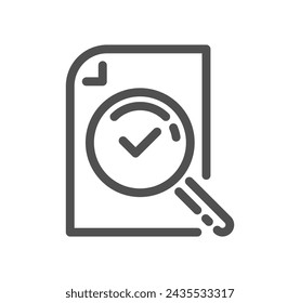 Análisis relacionado con el contorno del icono y el vector lineal.