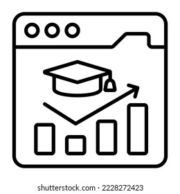Analysis, report, graph Modern concepts flat design, Premium quality vector illustration concept. Vector symbol.