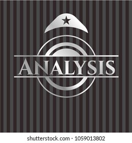 Analysis silvery emblem