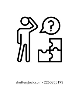 Analysis of Skills icon in vector. Logotype