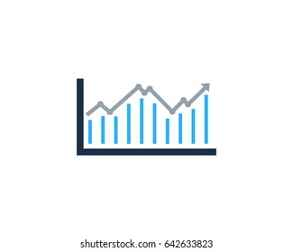 Analysis Stock Market Icon Logo Design Element