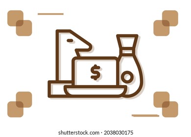  Analysis Strategy icon symbol sign from modern data analytics for mobile concept and web apps design. Business and statistics related vector line icons. 