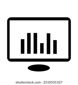 Analysis Traffic Data Symbol for Business Icon Purposes