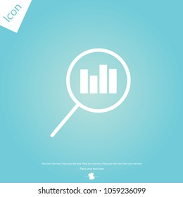 Analysis vector icon