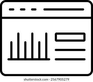 Analysis vector icon. Can be used for printing, mobile and web applications.