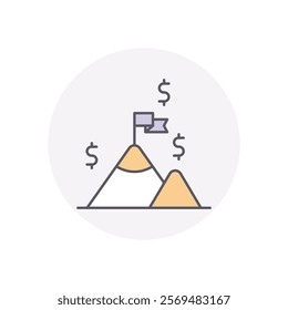 Analysis vector icon stock illustration