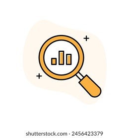 Analysisi Context Vector Illustration Icon Design