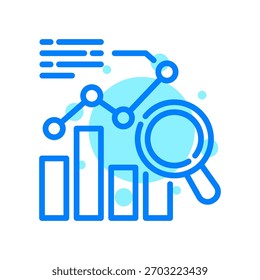 AnalysisIcon In Shape Vector Illustration