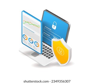 Analyst computer server security data performance