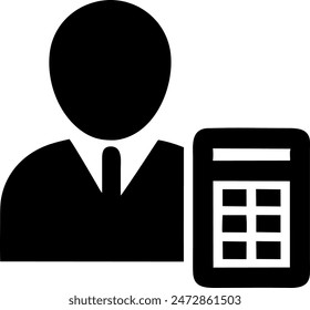 An analyst icon, Vector Sign or Symbol