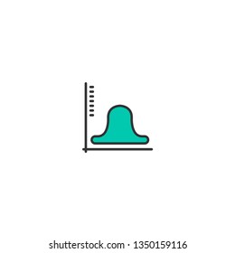 Analystics icon design. Marketing icon vector illustration