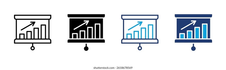Elemento de icono de Tablero analítico para diseño