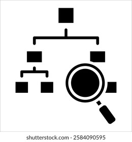 Analytic Flow Icon Element For Design