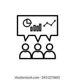 ilustración vectorial de diseño de iconos analíticos