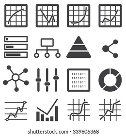 analytic icon set