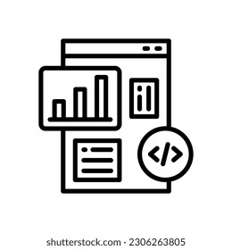 analytisches Symbol für Ihre Website, Ihr Handy, Ihre Präsentation und Ihr Logo-Design.