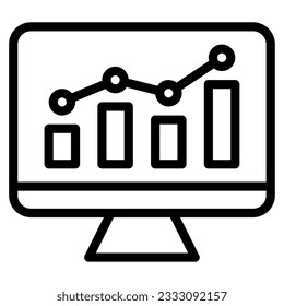 Analytic and Insights Icon can be used for uiux, web, infographic, etc