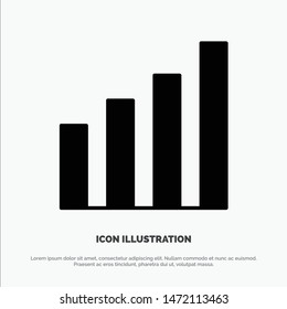 Analytic, Interface, Signal, User solid Glyph Icon vector