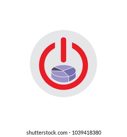 Analytic Power Logo Icon Design