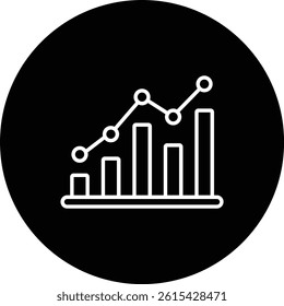 Analytic vector icon. Can be used for printing, mobile and web applications.