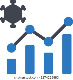 analytic Vector illustration on a transparent background. Premium quality symmbols. Glyphs vector icons for concept and graphic design. 
