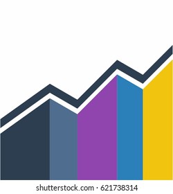 Analytical background design vector illustration