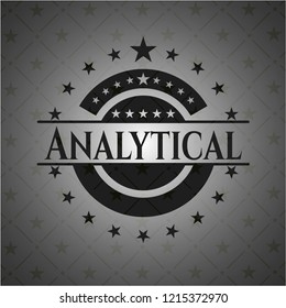 Analytical black badge