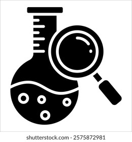 Analytical Chemistry Icon Element For Design