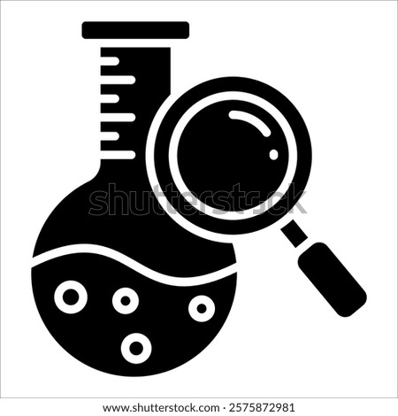 Analytical Chemistry Icon Element For Design