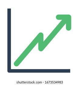 analytical graph icon design/editable vector work