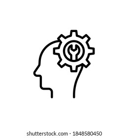 Analytical Skill icon in vector. Logotype