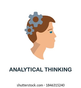 Analytical Thinking icon. Simple element from critical thinking collection. Creative Analytical Thinking icon for web design, templates, infographics and more