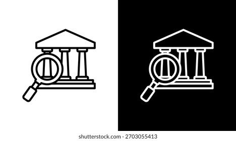 Projeto do Conjunto de Ícones Brancos do Analytics Banker