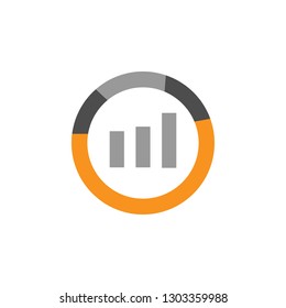Analytics and bars icon. Element of financial, diagrams and reports icon for mobile concept and web apps. Detailed Analytics and bars icon can be used for web and mobile