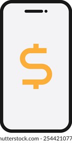 Icono de crecimiento de negocios de análisis Ilustración plana de Vector