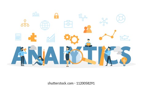 Analytics concept illustration. Idea of data analysis.